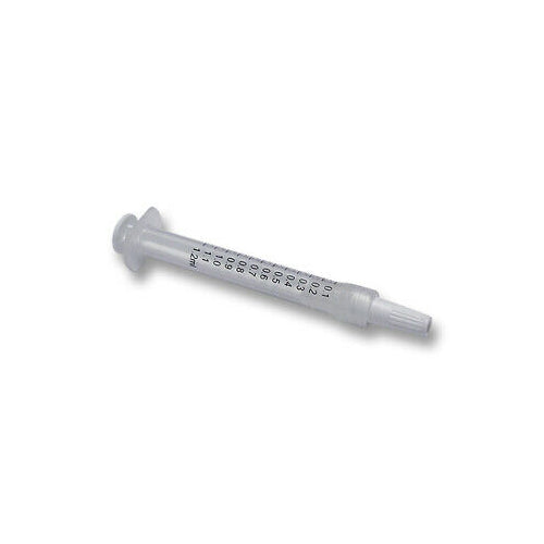Vista Dental 316002 Luer Lock Syringes 1.2cc Autoclavable Non-Sterile 100/Pk Vista Dental 316002 Luer Lock Syringes 1.2cc Autoclavable Non-Sterile 100/Pk